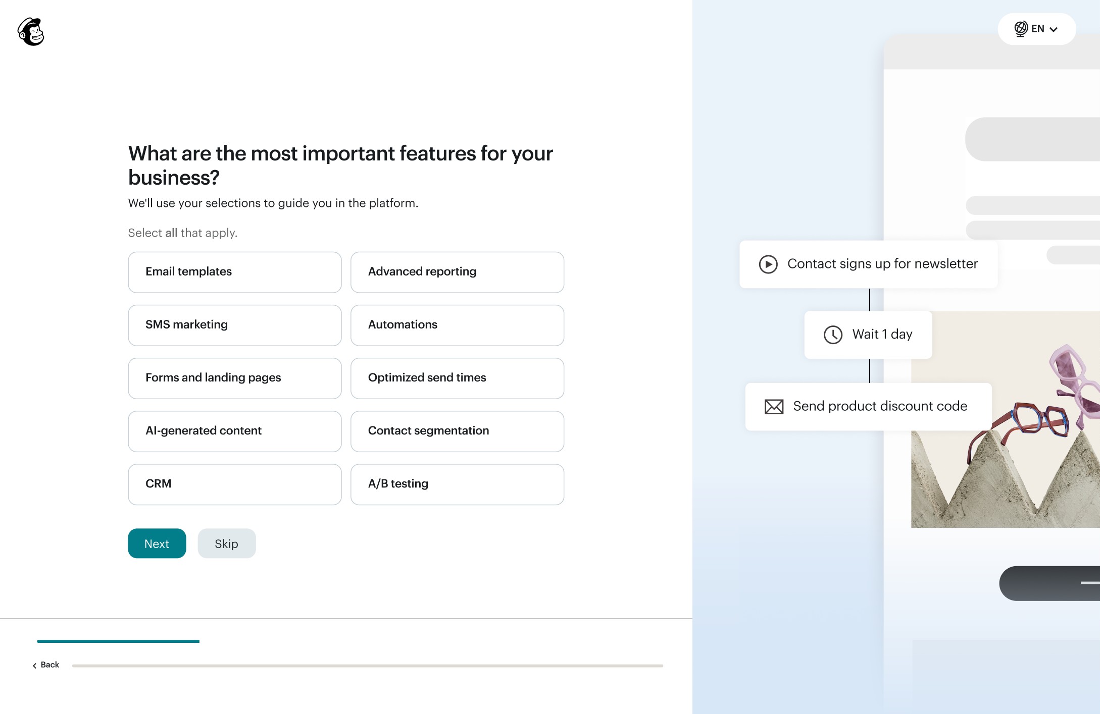 Before: What are the most important features for your business?