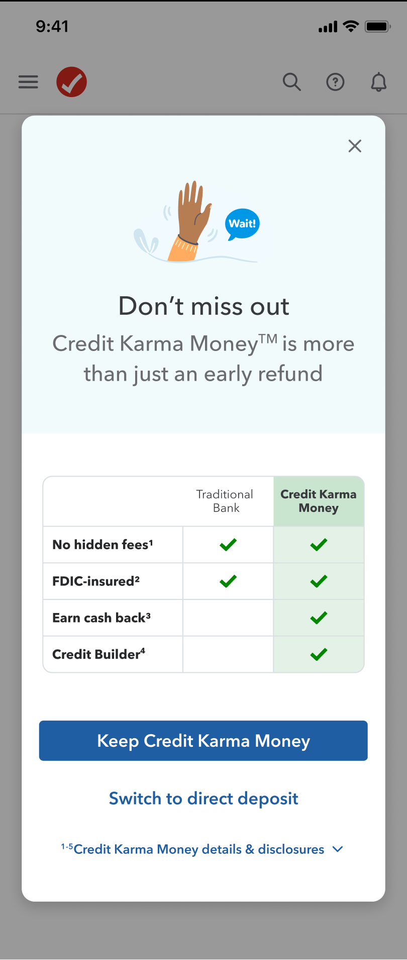 Winner: comparison chart, mobile